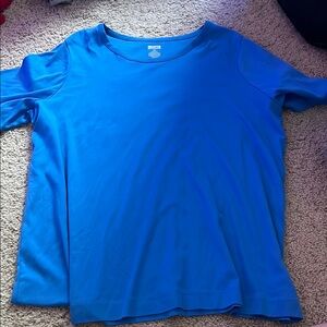 Duluth Trading Co Blue Short Sleeve Relaxed T-Shirt